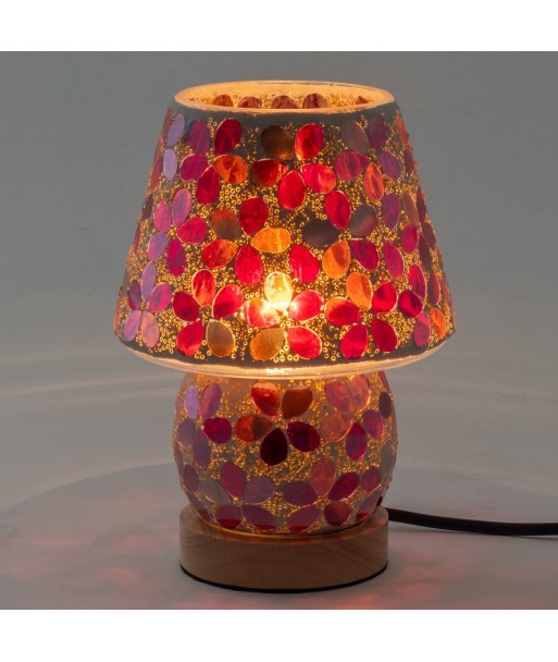 Lámpara Flores Mosaico - Iluminación Decorativa para Hogar - Diseño Exclusivo Hecho a Mano - Regalo Ideal para