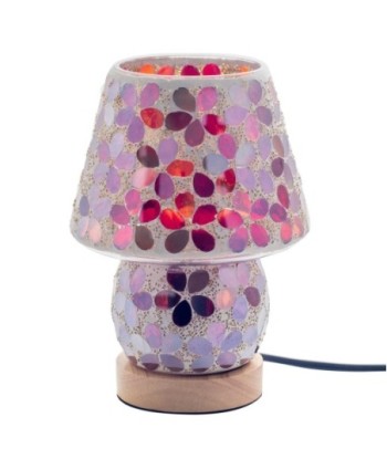 Lámpara Flores Mosaico - Iluminación Decorativa para Hogar - Diseño Exclusivo Hecho a Mano - Regalo Ideal para