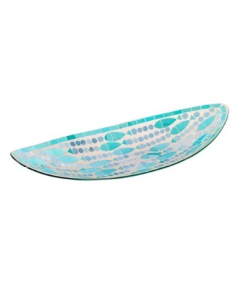 Bandeja mosaico decorativa para el hogar con diseño marino y náutico