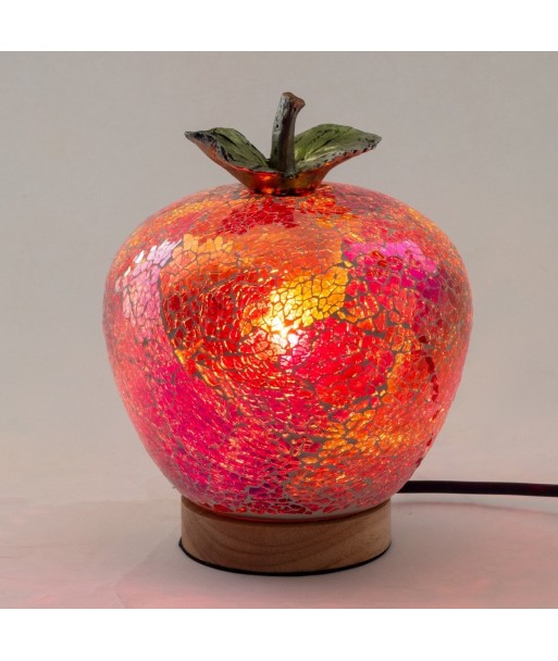Lámpara manzana mosaico de diseño único para iluminar tu hogar con estilo y elegancia