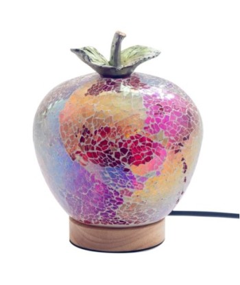 Lámpara manzana mosaico de diseño único para iluminar tu hogar con estilo y elegancia