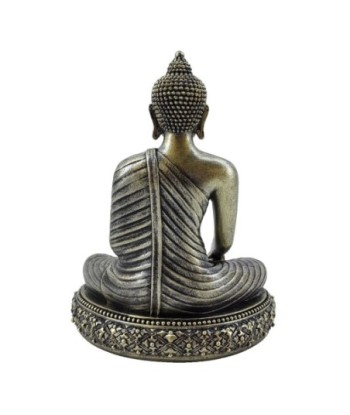 Figurita de Buda Oriental Decorativa en Resina, Perfecta para Meditación, Feng Shui y Decoración de Hogar