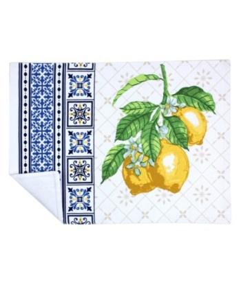 Salvamantel Limones 100% Algodón, Diseño Fresco y Colorido para Decorar tu Mesa, Ideal para Comidas y Fiestas