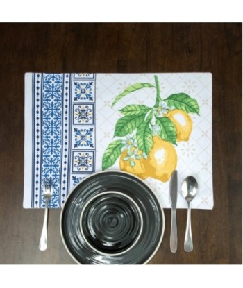 Salvamantel Limones 100% Algodón, Diseño Fresco y Colorido para Decorar tu Mesa, Ideal para Comidas y Fiestas