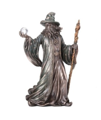 Figura de Mago en Resina de Colección Clásica - Decoración Exclusiva para tu Hogar