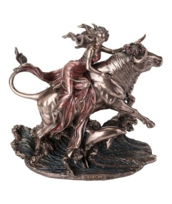 Figura de Bronce Clásica Rapto Europa Resina 23 cm x 12 cm x 24 cm