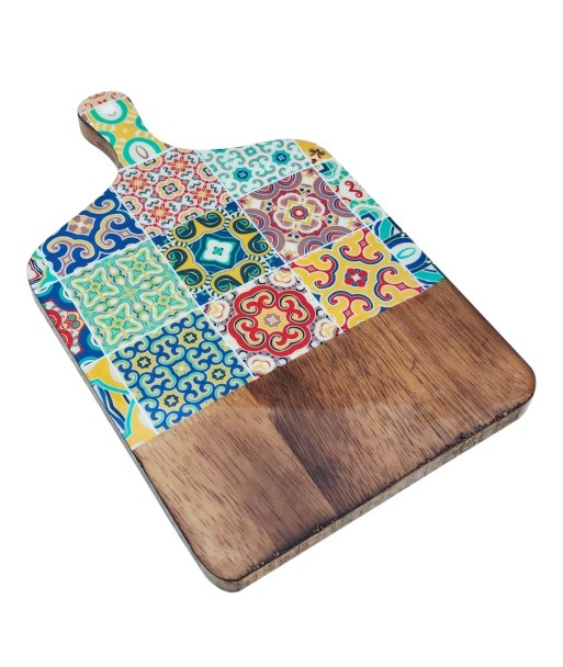 Tabla de cortar hidráulica pequeña para cocina vintage