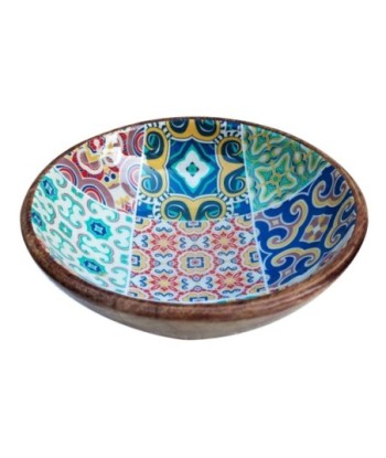 Cuenco hidráulico mediano para cocina vintage de madera