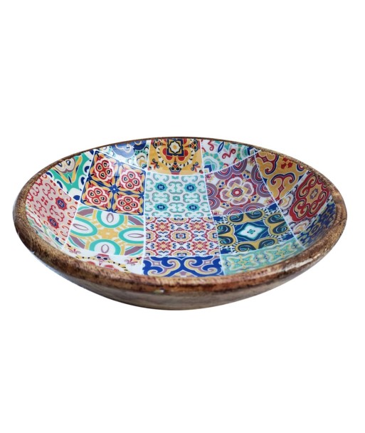 Cuenco hidraulico grande vintage para cocina y decoración