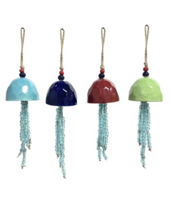 Campana Medusa Decorativa de Cerámica Multicolor para Colgar en Casa, Accesorio de Decoración Único y Elegante