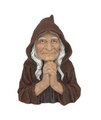 Figura de Bruja de Fantasía Marrón Resina Decorativa