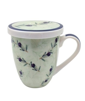Mug aceitunas con caja regalo. Regalo perfecto para amantes de la cocina mediterránea y el buen gusto.