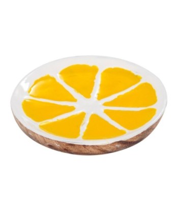 Plato decorativo pequeño de madera para cocina, ideal para servir aperitivos, frutas o postres, diseño elegante