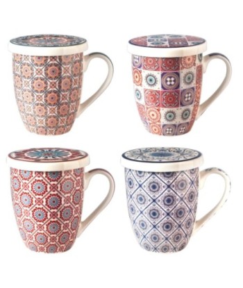 Mug estampado 4 diferentes con caja regalo