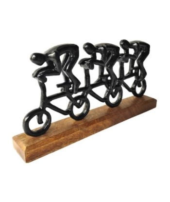 Figura ciclistas decorativa de colección Bohemio para hogar y oficina
