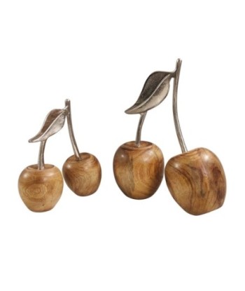 Cereza grande de madera de mango y aluminio para decoración del hogar y regalos originales