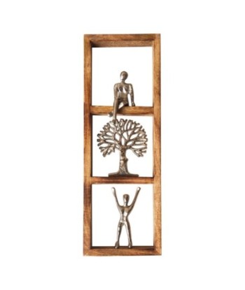 Adorno de Pared con Figuras y Árbol Bohemio para Decoración del Hogar