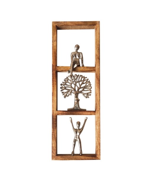 Adorno de Pared con Figuras y Árbol Bohemio para Decoración del Hogar