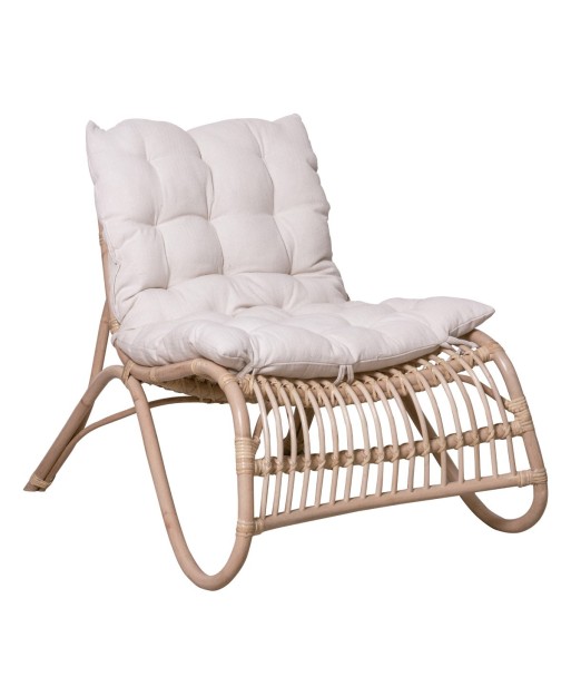 Sillón Moderno de Madera Teka, Diseño Elegante y Confortable para Decoración de Interiores y Exteriores, Mueble
