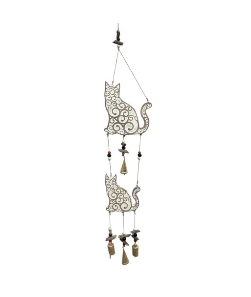 Móvil Gato Decorativo Bohemio para Niños, Colgante de Madera, Ideal para Habitaciones Infantiles, Estilo Único