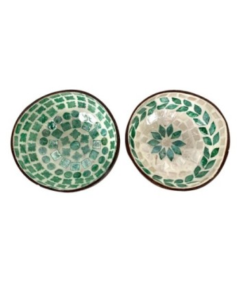 Cuenco 2 unidades para cocina y decoración étnica en madera de calidad