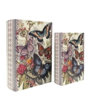 Caja Libro Mariposa 2U - Decoración Romántica