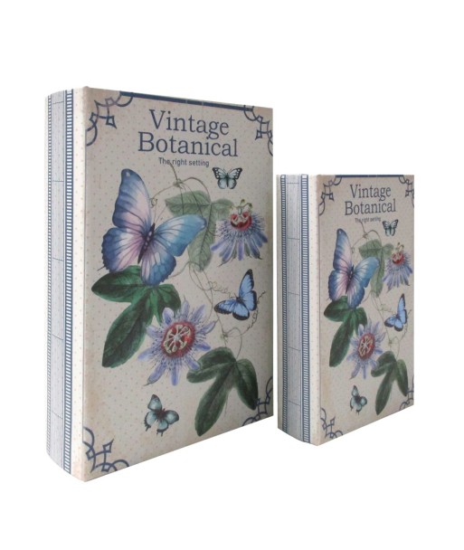 Caja Libro Mariposa 2U Decoración Romántica Vintage Regalo