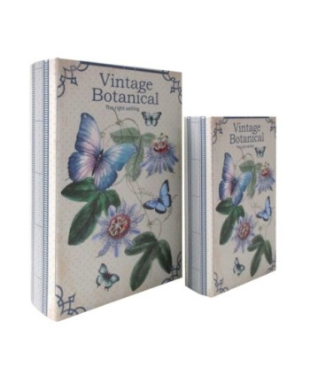 Caja Libro Mariposa 2U Decoración Romántica Vintage Regalo