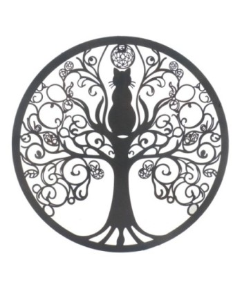Adorno pared árbol metálico estilo étnico para decoración hogar
