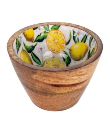 Cuenco Limones Mini Marrón Decorativo Ideal para Cocina y Regalos