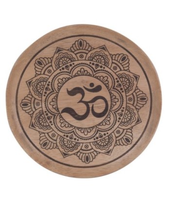 Bandeja Mandala Om Pequeña Decorativa Étnica para Hogar y Oficina