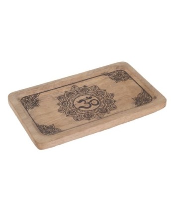 Bandeja mandala om meditación madera decorativa étnica espiritual