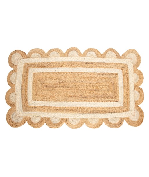 Alfombra de Yute Natural para Entrada y Salón - 70x120cm - Diseño Elegante y Duradero
