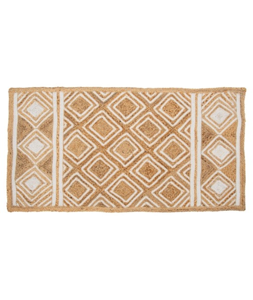 Alfombra de Yute Natural para Decoración del Hogar 70x120cm