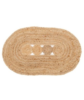 Alfombra de Yute Natural para Baño y Cocina - 55x85cm - Decoración Ecológica y Duradera