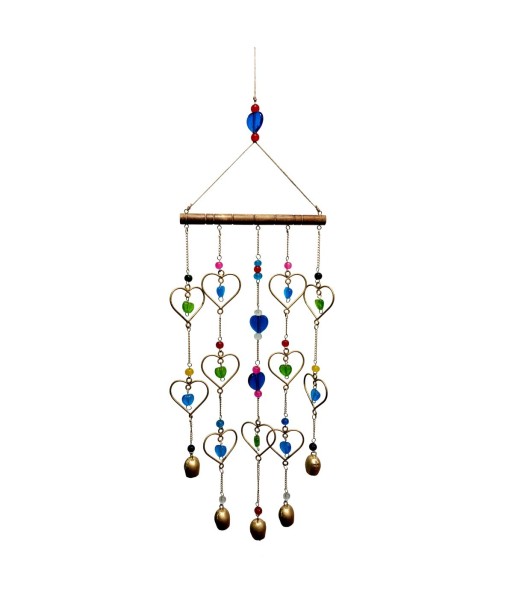 Móvil de Corazones Colgante Decorativo para Habitaciones, Adornos de Pared, Estilo Oriental, Regalo Ideal para