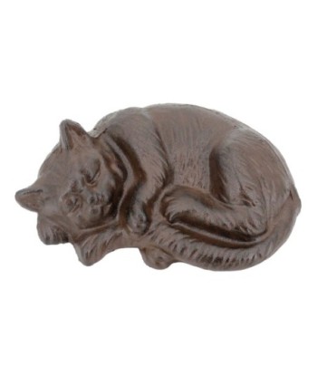 Figura de Gato Decorativa para Jardín, Adorno de Pared Rústico en Hierro Colado, Accesorio de Jardinería Elegante