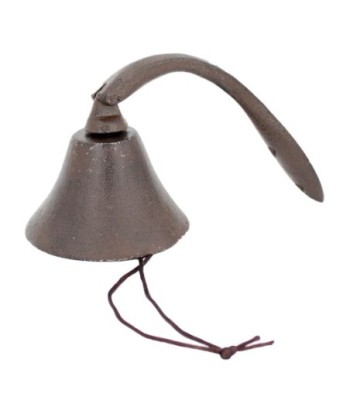 Campana Decorativa de Hierro Colado para Jardín, Adorno Rústico de Pared, Accesorio Estilo Vintage para Exterior
