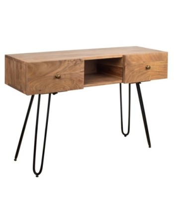 Mueble Consola Bohemio de Madera de Acacia