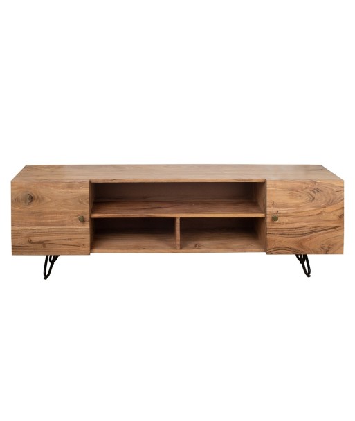 Mueble TV Bohemio de Madera de Acacia para Salón y Dormitorio