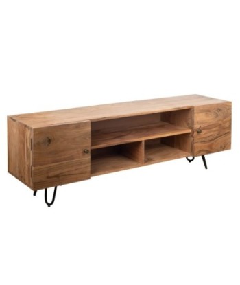 Mueble TV Bohemio de Madera de Acacia para Salón y Dormitorio