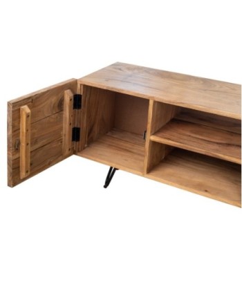 Mueble TV Bohemio de Madera de Acacia para Salón y Dormitorio