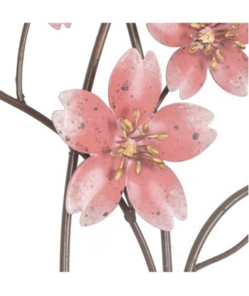 Adorno Pared Arbol Metal Rosa Decorativo Hogar Jardín Vintage Shabby Chic