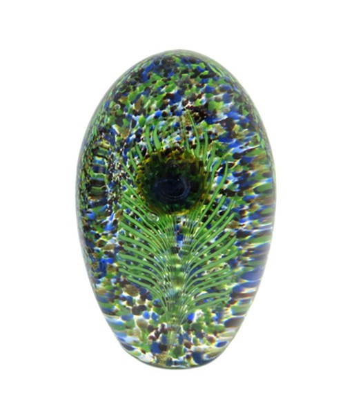 Pisapapel de Cristal Verde 875 grs. - Accesorio de Oficina Elegante y Funcional