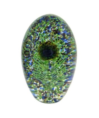 Pisapapel de Cristal Verde 875 grs. - Accesorio de Oficina Elegante y Funcional