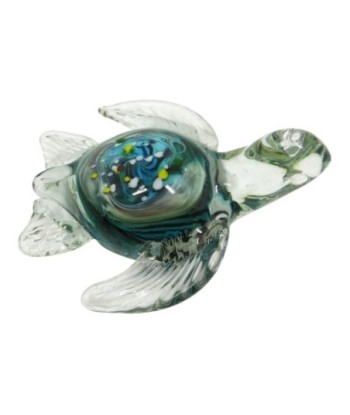 Pisapapel Tortuga Verde Cristal Decorativo Oficina Hogar Regalo