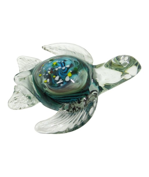 Pisapapel Tortuga Verde Cristal Decorativo Oficina Hogar Regalo