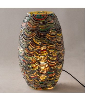 Lámpara mosaico sobremesa estilo étnico para decorar tu hogar con elegancia y originalidad