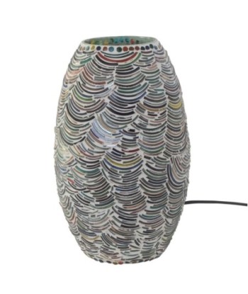 Lámpara mosaico sobremesa estilo étnico para decorar tu hogar con elegancia y originalidad