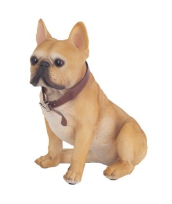Figura de Perro Bohemio de Resina Marrón 42 cm x 30 cm x 39 cm